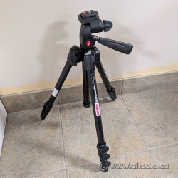 Manfrotto 7321YB 4-Section Aluminum Tripod w/ 3-Way Head